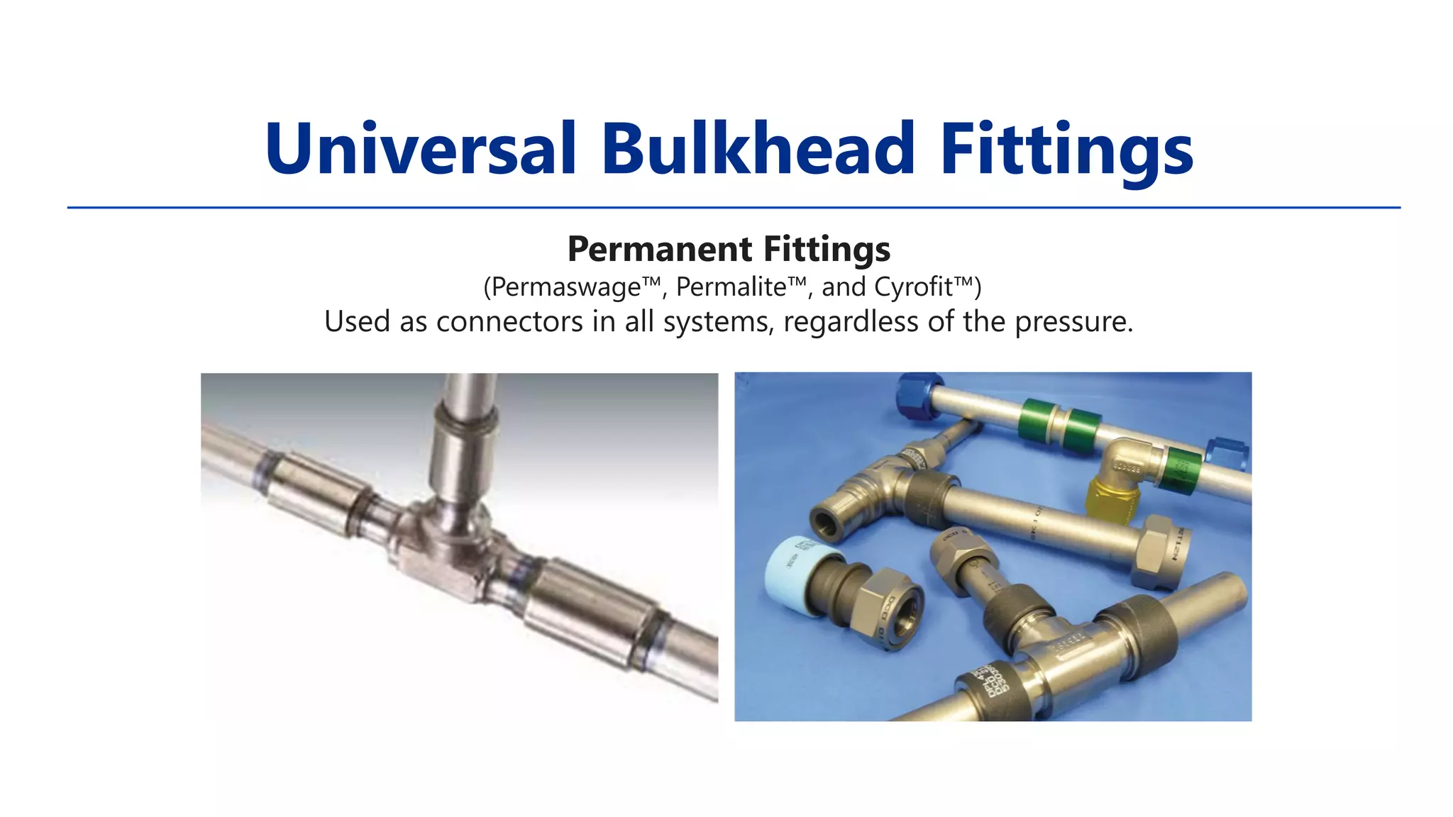 Aircraft fluid lines and fittings Rigid tubing PPT