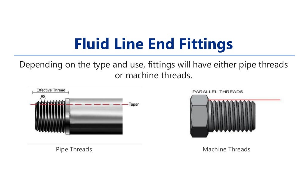 Aircraft fluid lines and fittings Rigid tubing