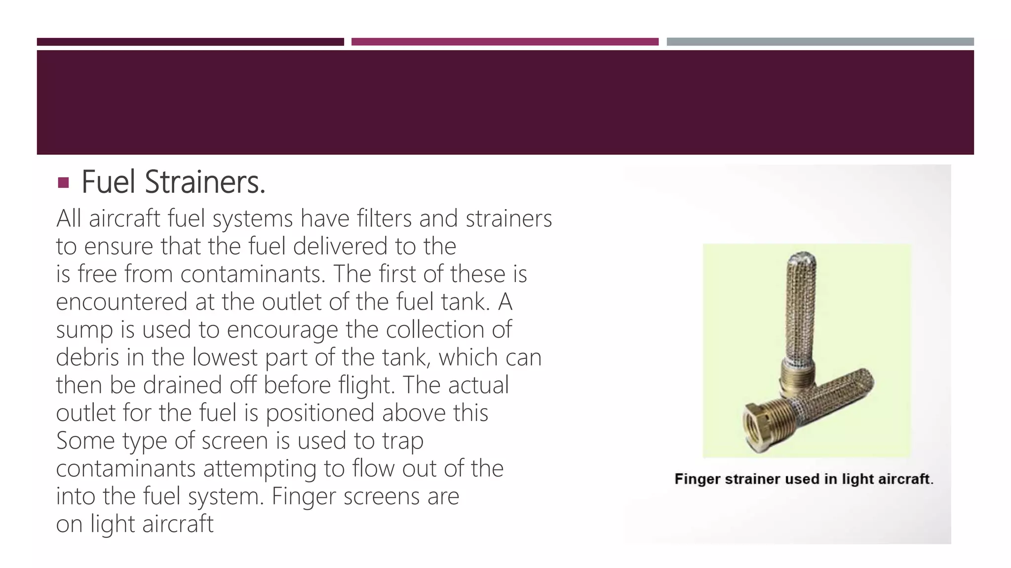 Aircraft Fuel System PPT