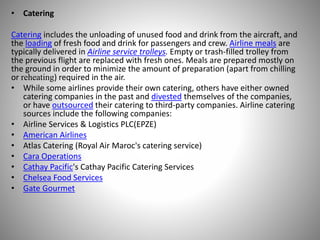 dinner is served: a brief overview of how aircraft are... Aircraft ground handling | PPTX