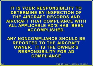 Aircraft inspections | PPT