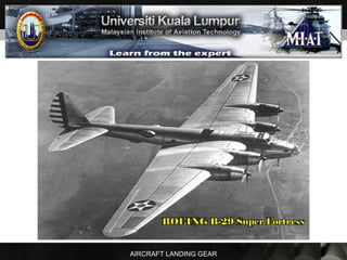 AIRCRAFT LANDING GEAR
 