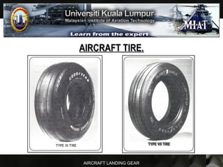 AIRCRAFT LANDING GEAR
AIRCRAFT TIRE.AIRCRAFT TIRE.
 