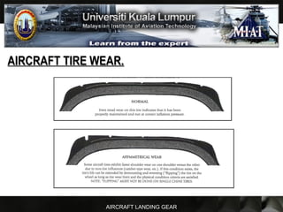 AIRCRAFT LANDING GEAR
AIRCRAFT TIRE WEAR.AIRCRAFT TIRE WEAR.
 