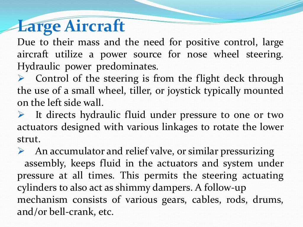 Aircraft landing gear system