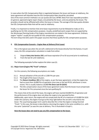Aircraft Leasing - Economic Aspects of Utility Consumption - End of ...