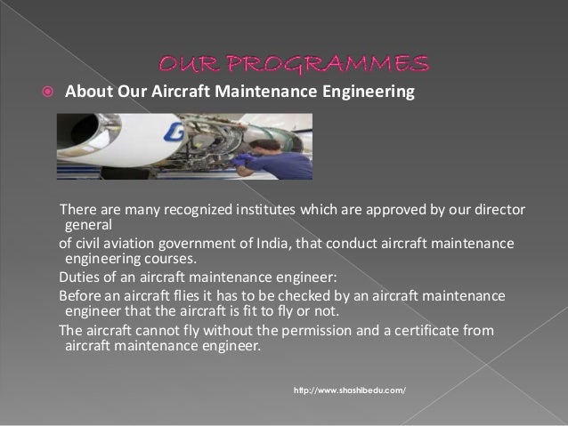 aircraft maintenance engineering college aircraft maintainance engg