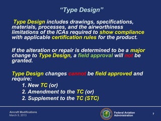 Aircraft modifications 3-9-2013 | PPT