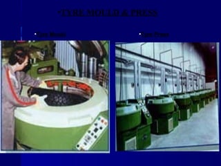 •Tyre Mould •Tyre Press
•TYRE MOULD & PRESS
 