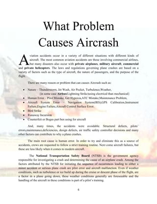 Aircraft Instruments Failures Major Aircrash | DOCX