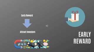 EARLY
REWARD
Early Reward
Attract Investors
 