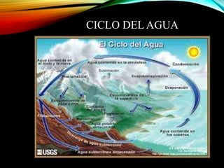 CICLO DEL AGUA
 