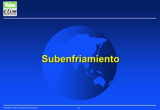 Subenfriamiento

Propiedad de Valeo, prohibida su reproducción

201

 