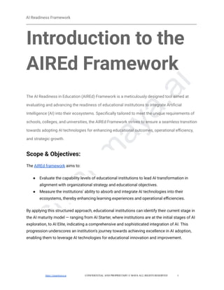 AI Readiness Framework for Schools & Universities: Benchmark Your Path ...
