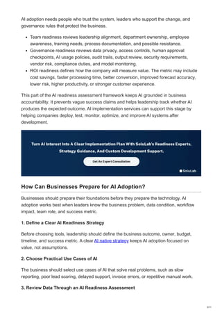 AI Readiness Assessment Framework for Mid-Market Enterprises: A ...