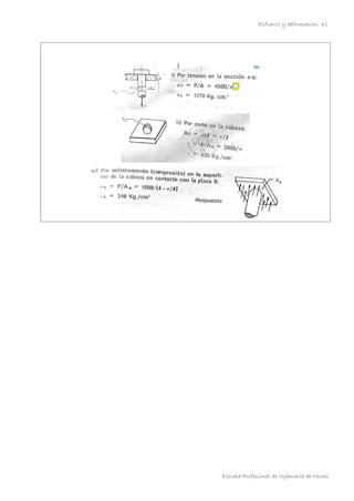Esfuerzo y deformación
Escuela Profesional de Ingeniería de Minas
41
 