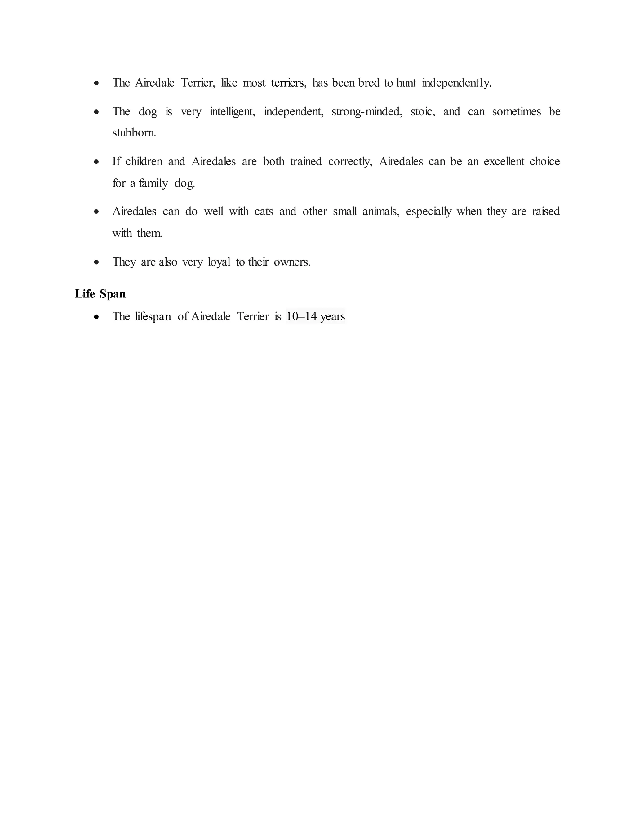 Airedale terrier | PDF