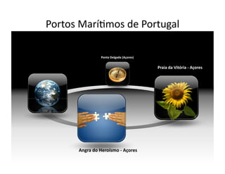 Portos	
  Marí[mos	
  de	
  Portugal	
  	
                                            SCENE	
  




                          Ponta	
  Delgada	
  (Açores)	
  


                                                             Praia	
  da	
  Vitória	
  -­‐	
  Açores	
  




          Angra	
  do	
  Heroísmo	
  -­‐	
  Açores	
  
 