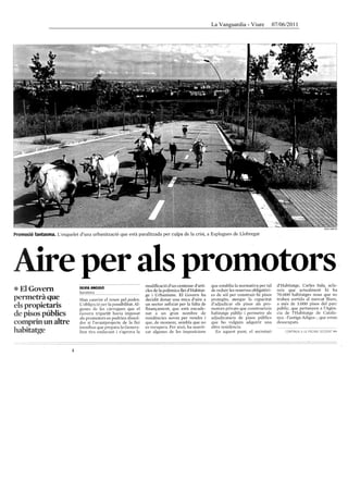 La Vanguardia - Viure   07/06/2011
 