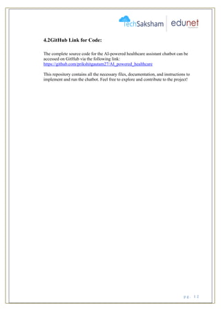 Report for AI powered healthcare Assistant.pdf