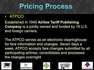 Airfare pricing process & strategies | PPTX