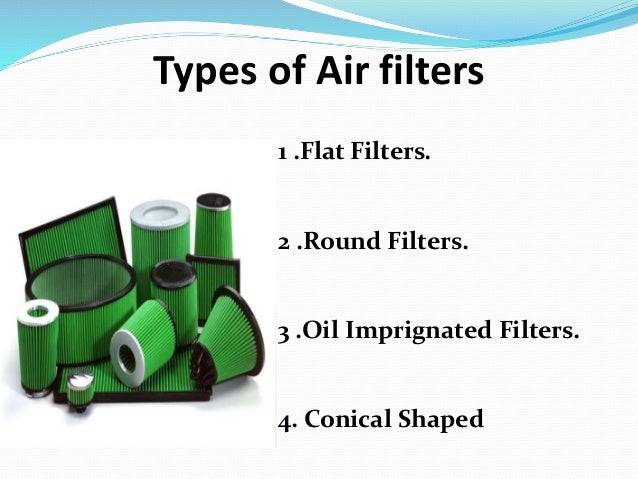 type of filters
