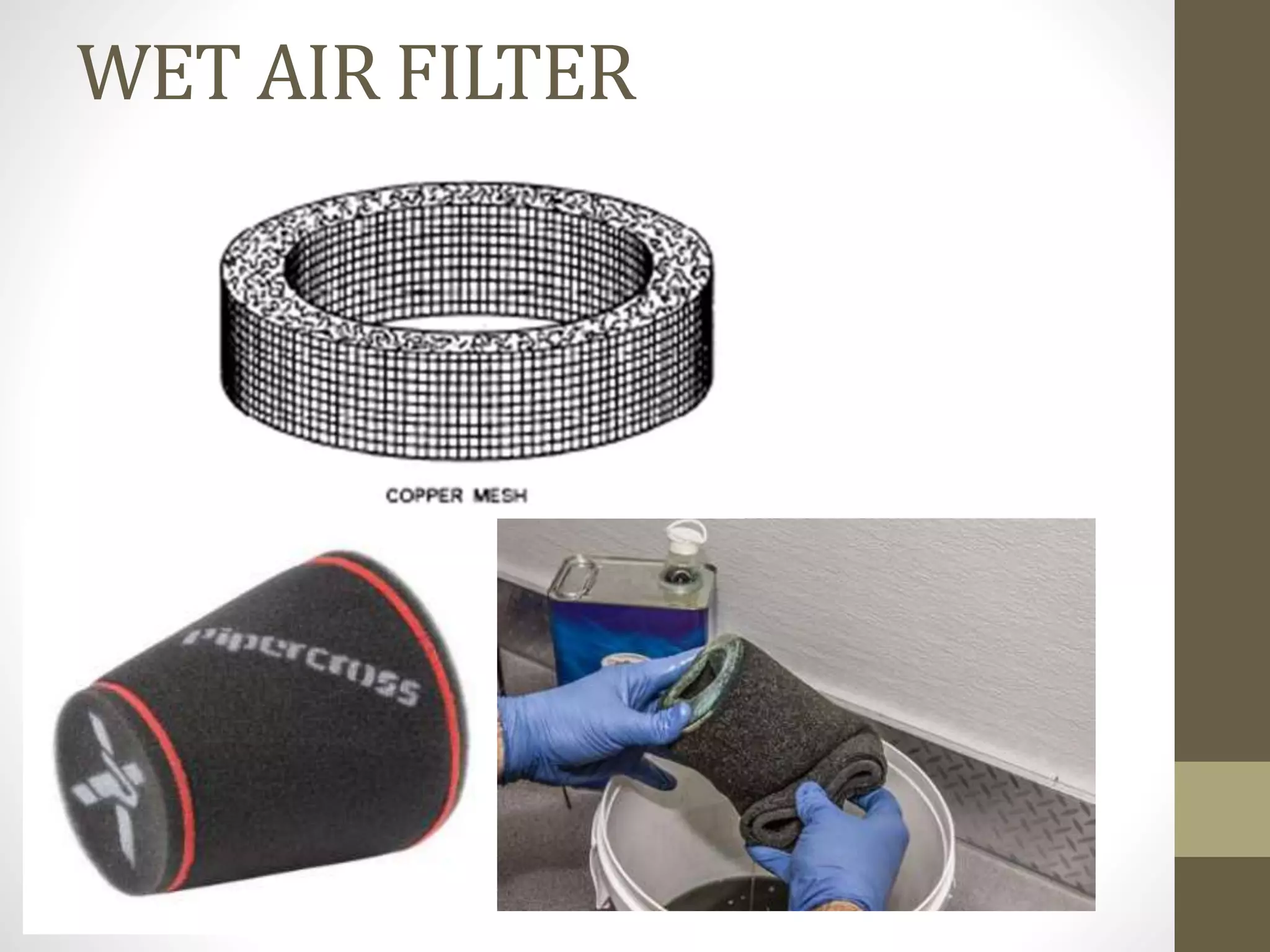 Air filter PPT