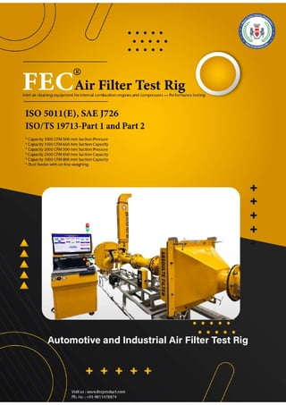 ISO 19713 Part- 1 and Part- 2 Air Filter Test Equipment PDF