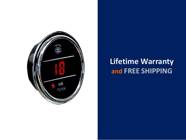 Air filter indicator gauge with sensor for trucks and cars Air filter indicator gauge with sensor for trucks and cars