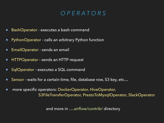 Intro to Airflow: Goodbye Cron, Welcome scheduled workflow management | PDF