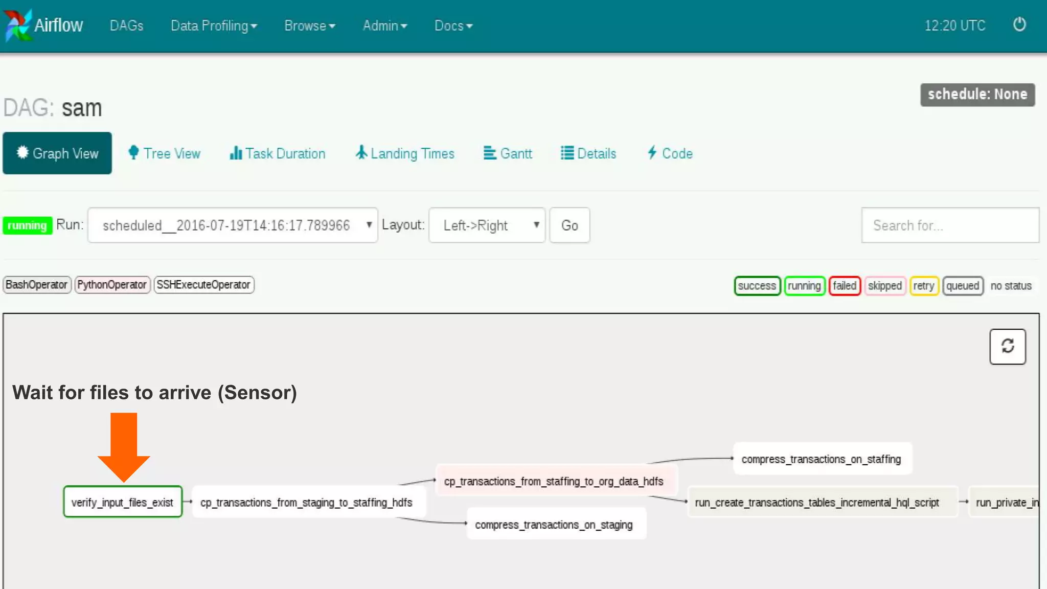 17
Wait for files to arrive (Sensor)
 