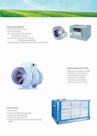 Air flow ventilation fan catalogue (1)
