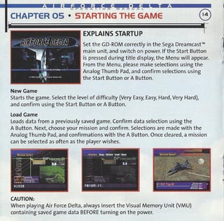 Airforce delta konami dreamcast ntsc