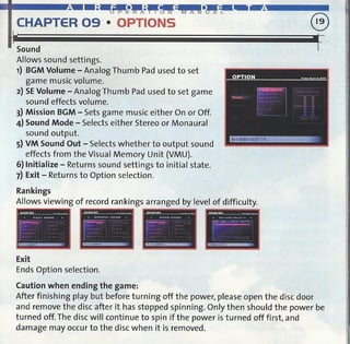 Airforce delta konami dreamcast ntsc