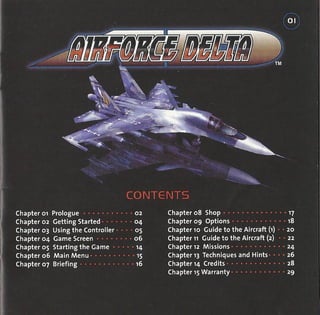 Airforce delta konami dreamcast ntsc
