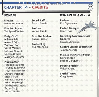 Airforce delta konami dreamcast ntsc