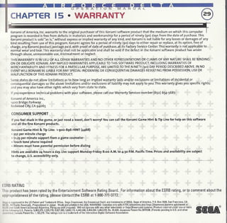 Airforce delta konami dreamcast ntsc