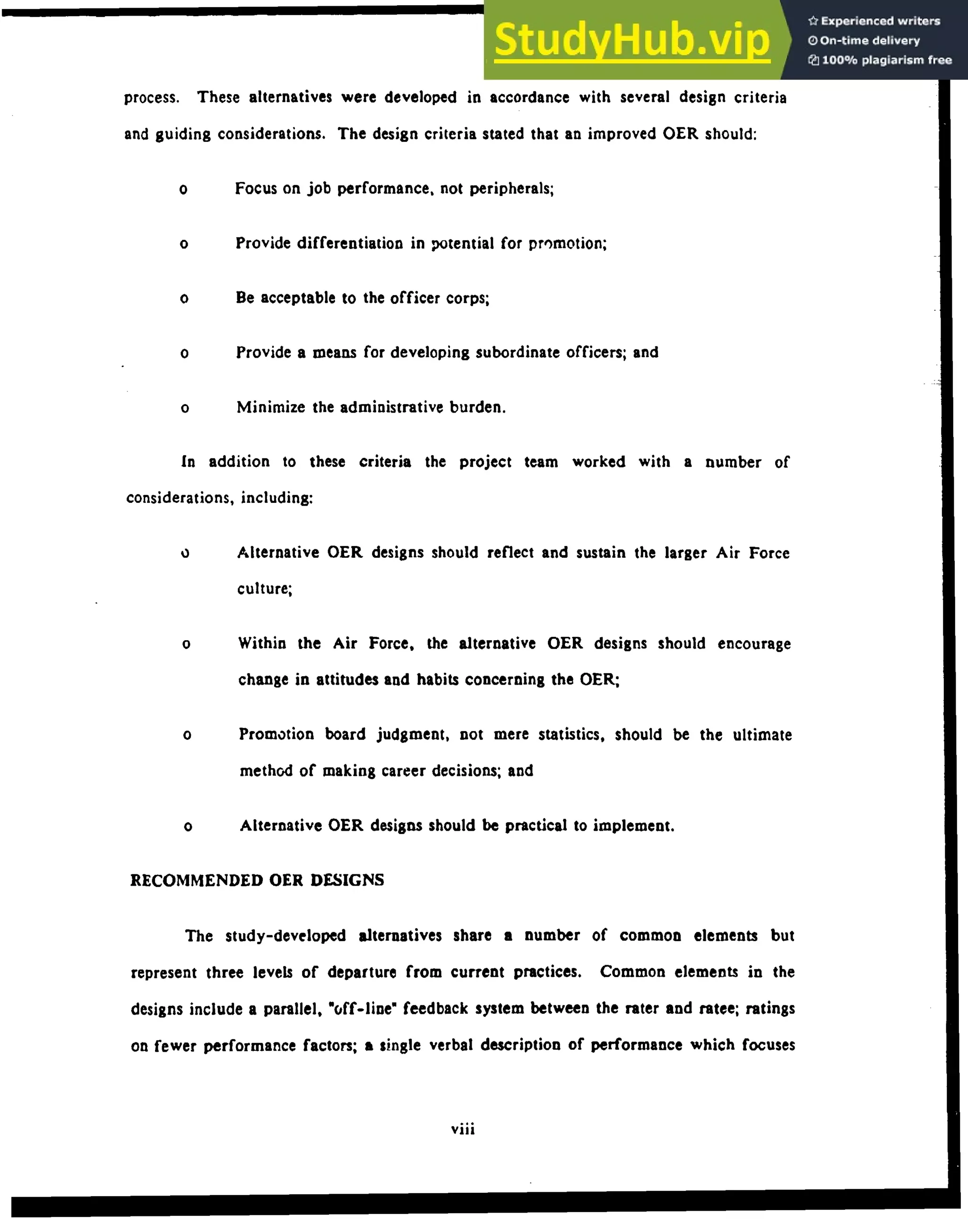 Usaf Ess Format Example.pdf Air Force Officer Evaluation System Project | PDF