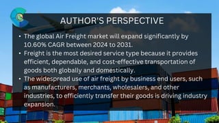 Global Air Freight Market Report 2024 Edition | PPTX