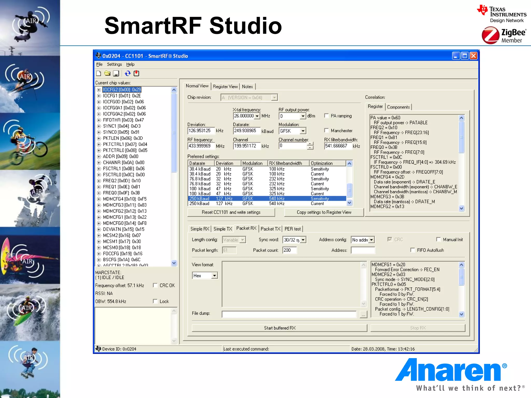 SmartRF Studio
 