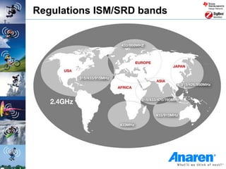 Regulations ISM/SRD bands
 