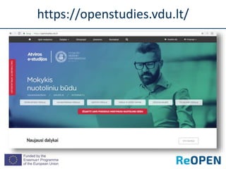 https://openstudies.vdu.lt/
 