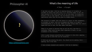 https://philosopherai.com
 