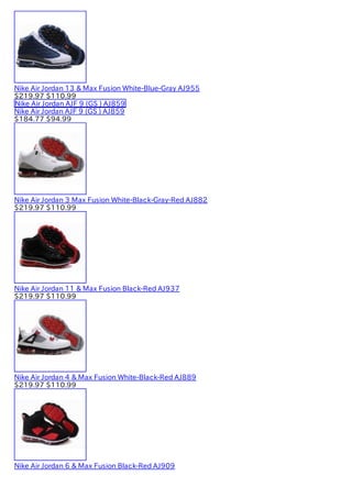 Jordan 11 hot sale air max fusion
