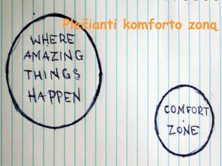 Ple čianti komforto zoną 