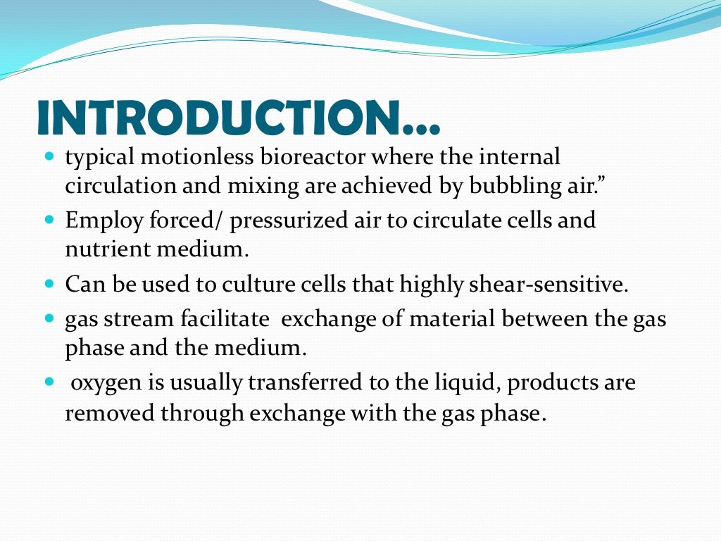 Airlift bioreactor ppt