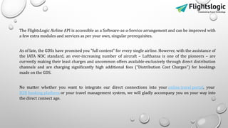 Airline API | Flight Booking API | Flight Reservation System | PPTX