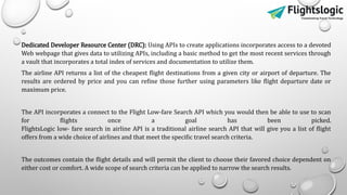 Airline API | Flight Booking API | Flight Reservation System | PPTX