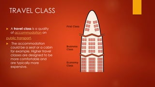 Travel Classes Airline business- Air Industry II | PPTX