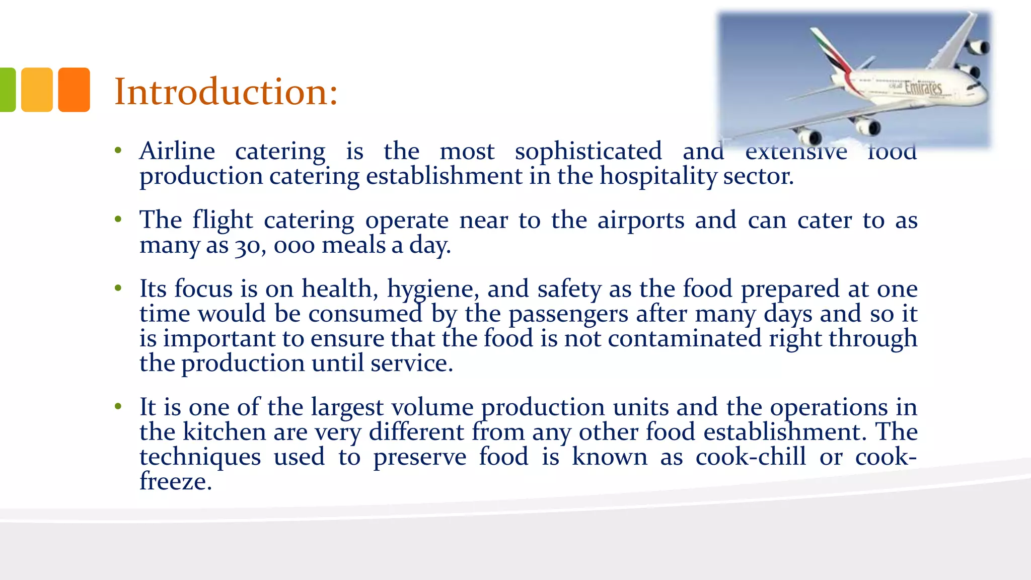dinner is served: a brief overview of how aircraft are... Airline catering | PPTX
